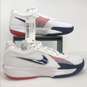 Nike Air Zoom GT Cut Academy USA Olympic FB2599-104 Basketball Shoes - Size 9